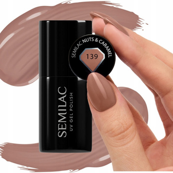 Semilac Hybrid Lak na nehty Nuts Caramel 139 7ml