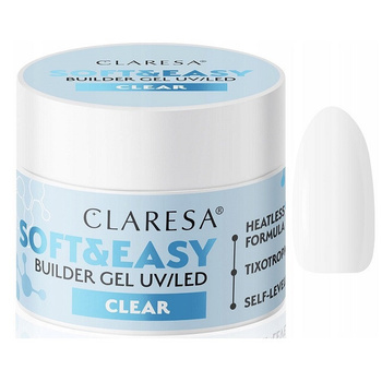 Claresa Soft & Easy Gel Clear Builder Gel 45 g