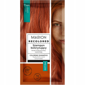 Marion Recolored Shampoo Coloring Shampoo 7,44 Copper