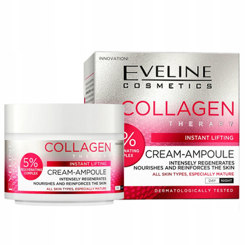 Eveline Collagen Therapy omlazující krém na obličej na den a noc 50 ml
