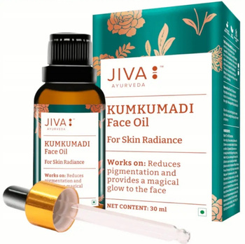 Jiva Kumkumandi Šafránový olej na obličej a krk rozjasňuje a čistí 30 ml