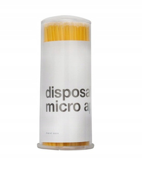 Mikrovláknové aplikátory řas 2,5 mm x 100 zlatý