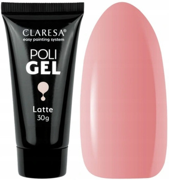 Claresa Poli Gel Akrylový gel Stavební Latte 30g