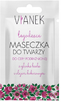 VIANEK Zklidňující pleťová maska ​​s bílým jílem