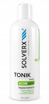 SOLVERX Aknózní pleťové tonikum na akné 200 ml