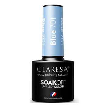 Claresa Hybridní lak na nehty modrý 701 5g