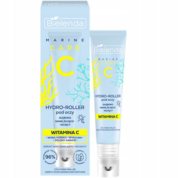Bielenda Marine Care Hydro Roller pod oči Hluboce hydratační zklidňující Vit C
