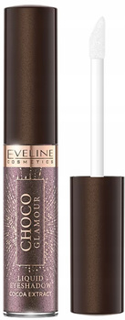 Eveline Choco Glamour Liquid Shadow Shiny Particles Hnědá Violet 06