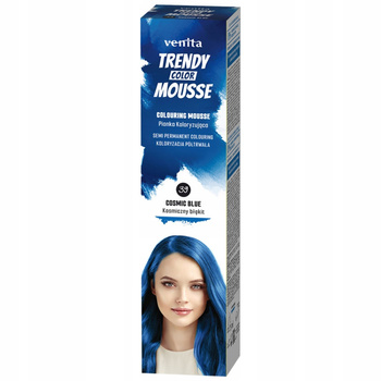 Venita Trendy Color Barvící pěna na vlasy 39 Space Blue 75ml