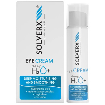 Solverx Deep H2O+ Silně hydratační oční krém na den a noc 15 ml