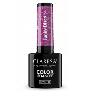 Claresa Funky Disco 5 Violet Vinyl Hybrid Lak na nehty 5g