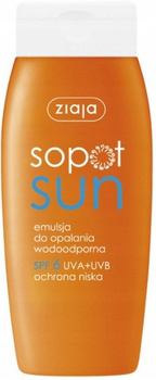 Voděodolná emulze na opalování Ziaja Sopot SPF6