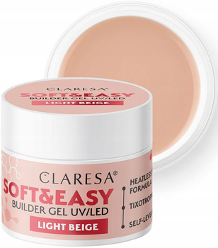 Claresa Soft Easy Gel stavební gel světle béžová 45g