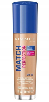 Rimmel Match Perfection 400 Natural Beige Foundation