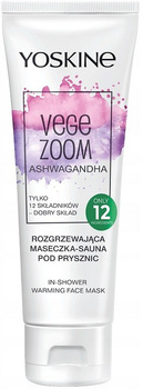 Zahřívací saunová maska ​​Yoskine do sprchy