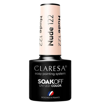 Claresa Hybridní lak na nehty Nude 122 5g