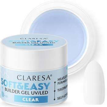 Claresa Soft Easy Builder Gel Clear Transparent Base 90g