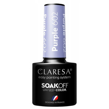 Claresa Hybridní lak na nehty Delicate Lilac Purple 602 5g