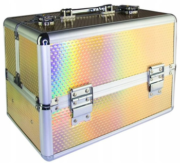 Zlatý jednorožec kosmetické pouzdro, lak na nehty, lampa