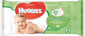 Vlhčené ubrousky Huggies Natural Care 56 kusů