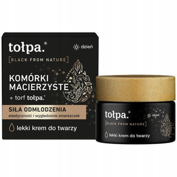 Tołpa Black From Nature lehký omlazující denní krém na obličej 50 ml