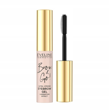Eveline Brow&Go Transparentní ultra silný stylingový gel na obočí