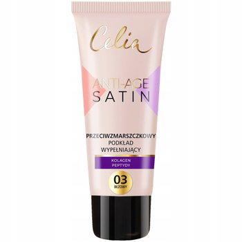 Celia Anti Age Satin Anti-Wrinkle Face Foundation 03 Béžová
