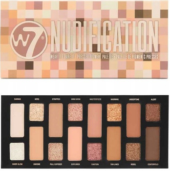 W7 Nudification Palette of Nude Pigments 16 Shadows