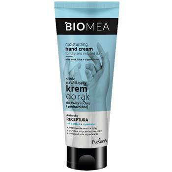 Biomea Silně hydratační krém na podrážděné ruce Aloe D-panthenol 100 ml