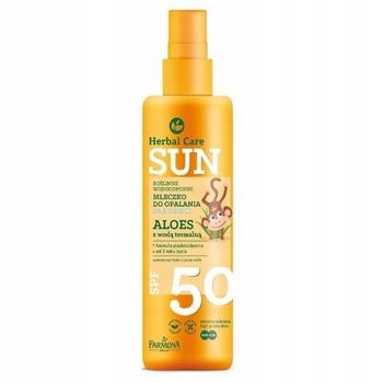 Herbal Care Family opalovací mléko SPF 50