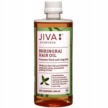 Jiva olej pro náročné tenké vlasy Bhringraj proti vypadávání 500 ml