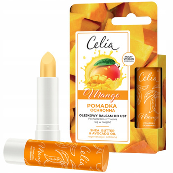 Bezbarvý balzám na rty s mangovým olejem Celia Hydratační ochranná rtěnka