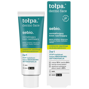 Tołpa Dermo Face Sebio 3v1 Normalizující hydratační pleťový krém 40 ml