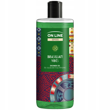 On Line Senses Brasilian Vibes Guarana Oil sprchový gel 500 ml