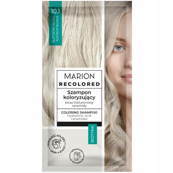 Marion Recolored Shampoo Coloring Shampoo 10.1 Platinum Blonde