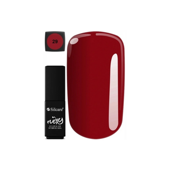 Silcare Flexy Hybrid Gel Hybrid Lak na nehty 029 červený