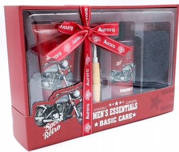 Aurora Gift Set Retro pánský gelový balzám na holení ručník na holení