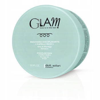 Glam Disciplining maska pro kudrnaté vlasy s vysokou pórovitostí 500 ml