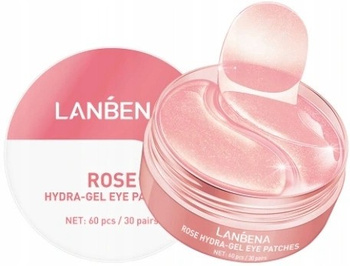 Lanbena Rose hydrogelové náplasti na oči 60 ks