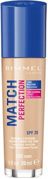 Rimmel Match Perfection 100 Ivory Foundation
