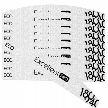 Vynikající PRO ECO Pilník na nehty Zebra Boat Universal 180/240 10 ks