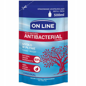 On Line doplňkové antibakteriální tekuté mýdlo Original Tea Tree 500 ml