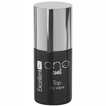 Vynikající PRO One Coat Top pro hybridní nehty No Wipe Bezbarvý 7g