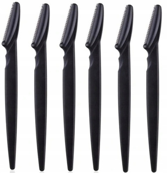 Zastřihovač obočí Černá sada 6 kusů