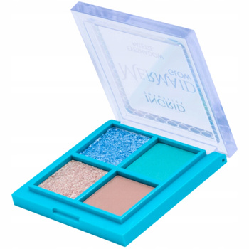 Ingrid Mermaid Glow Oceanic Paleta očních stínů modrá béžová zlatá