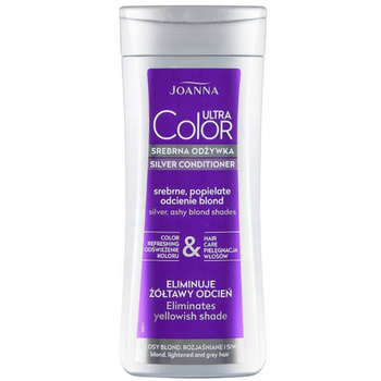 Joanna Ultra Color Silver kondicionér pro popelavě blond vlasy 200g