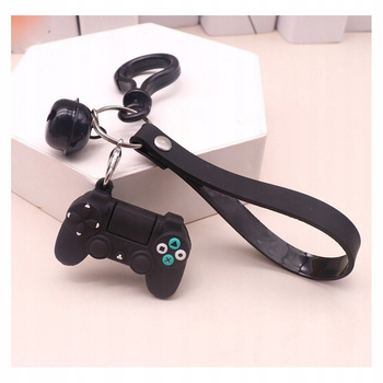 Černá Gamepad Keychain pro hráče