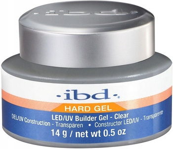 IBD Hard Gel LED/UV Builder Clear Builder Gel 14g