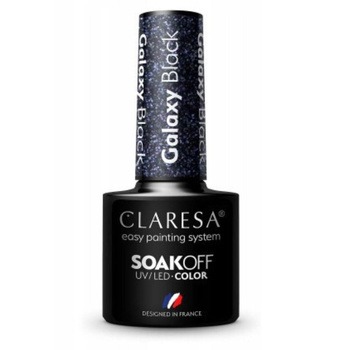 Claresa Galaxy Black hybridní lak na nehty 5g