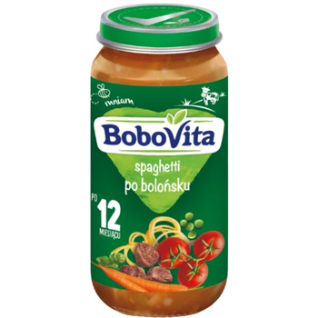 Bobovita dětská večeře Boloňské špagety po 12 měsících 250g